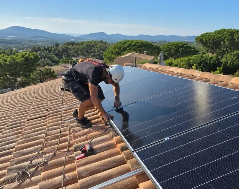 Installateur panneaux solaires Jonzac — pose photovoltaïque sur toiture