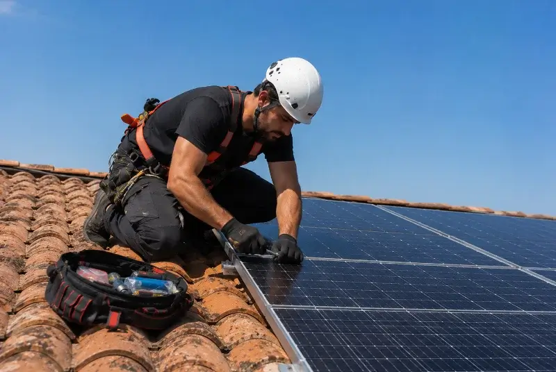 Maintenance et monitoring de panneaux solaires à Jonzac