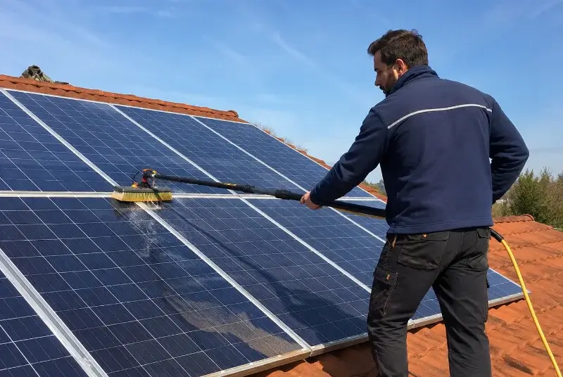 Nettoyage et entretien de panneaux solaires à Jonzac